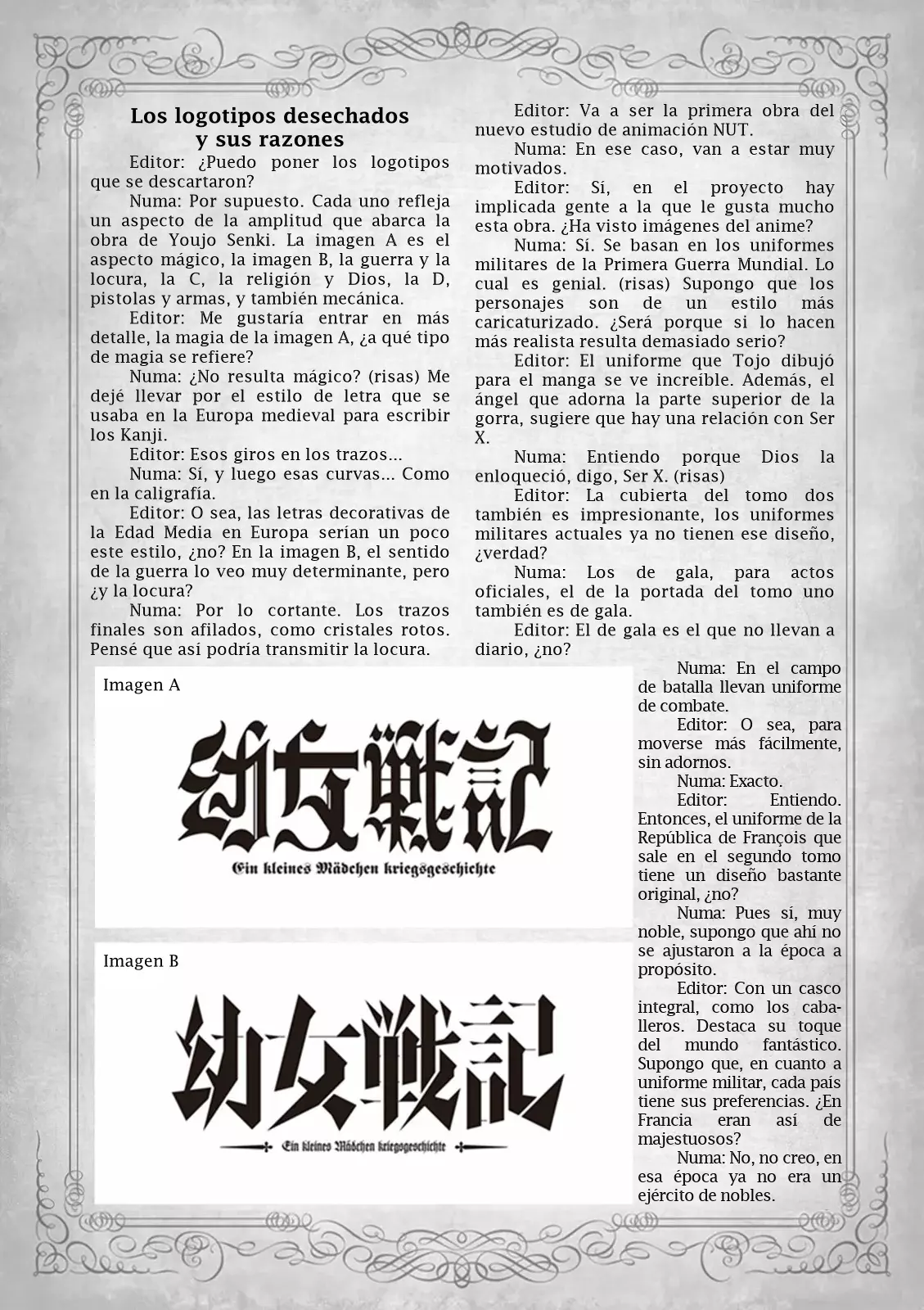 Read Youjo Senki ES Manga Online