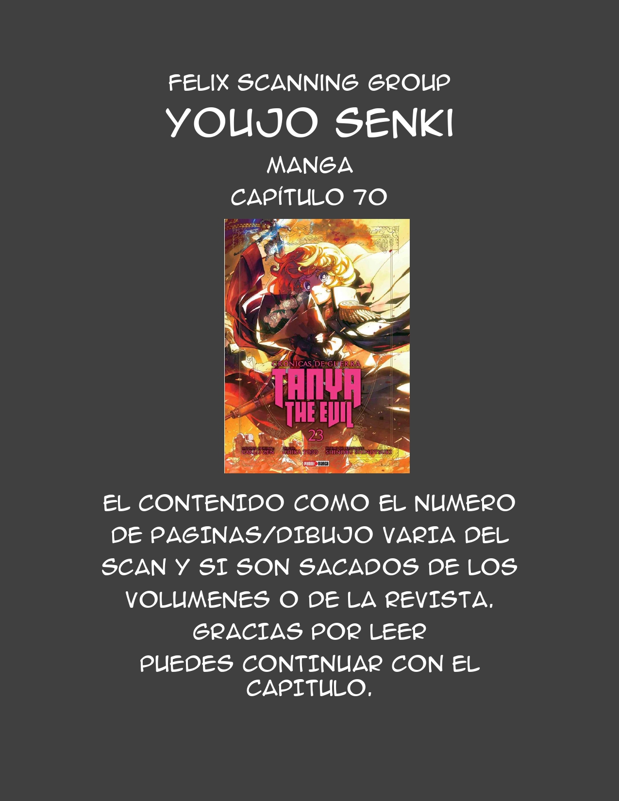 Read Youjo Senki ES Manga Online