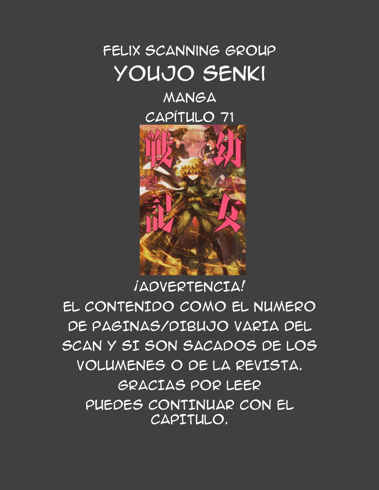 Read Youjo Senki ES Manga Online