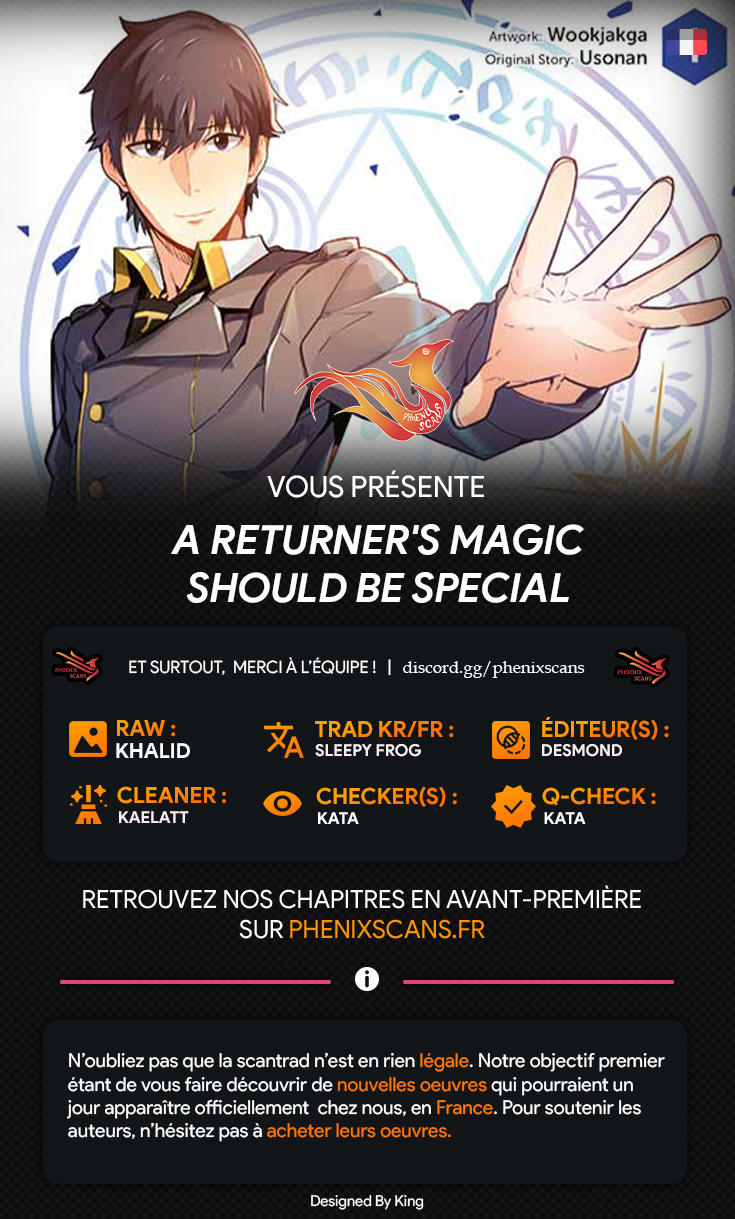 Read A Returner's Magic Should be Special FR Manga Online