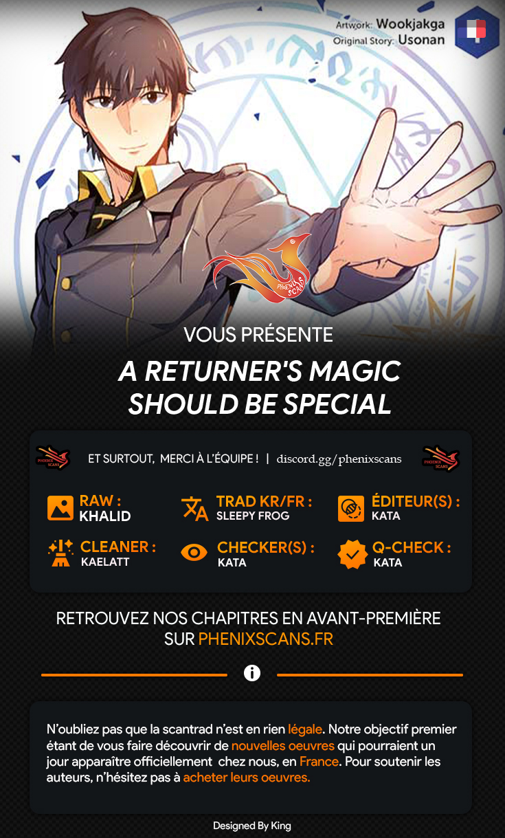 Read A Returner's Magic Should be Special FR Manga Online