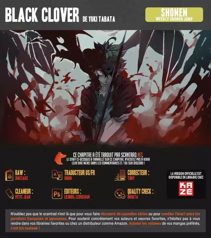 Read Black Clover FR Manga Online