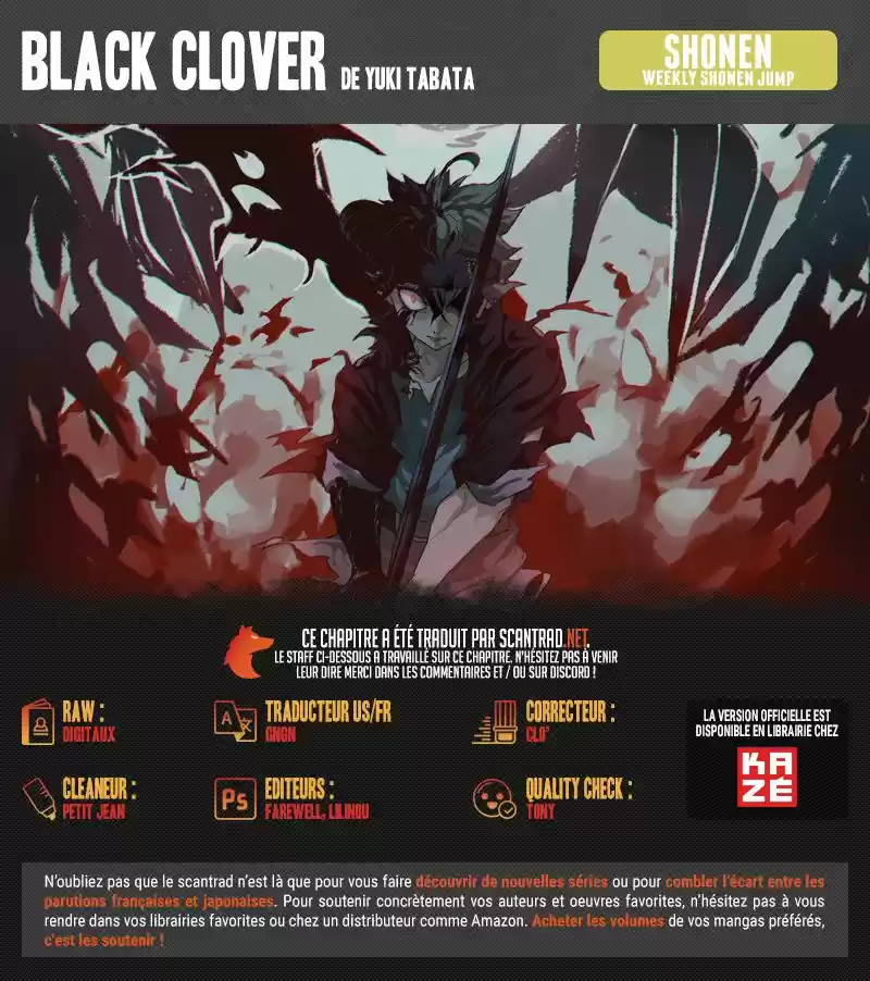 Read Black Clover FR Manga Online