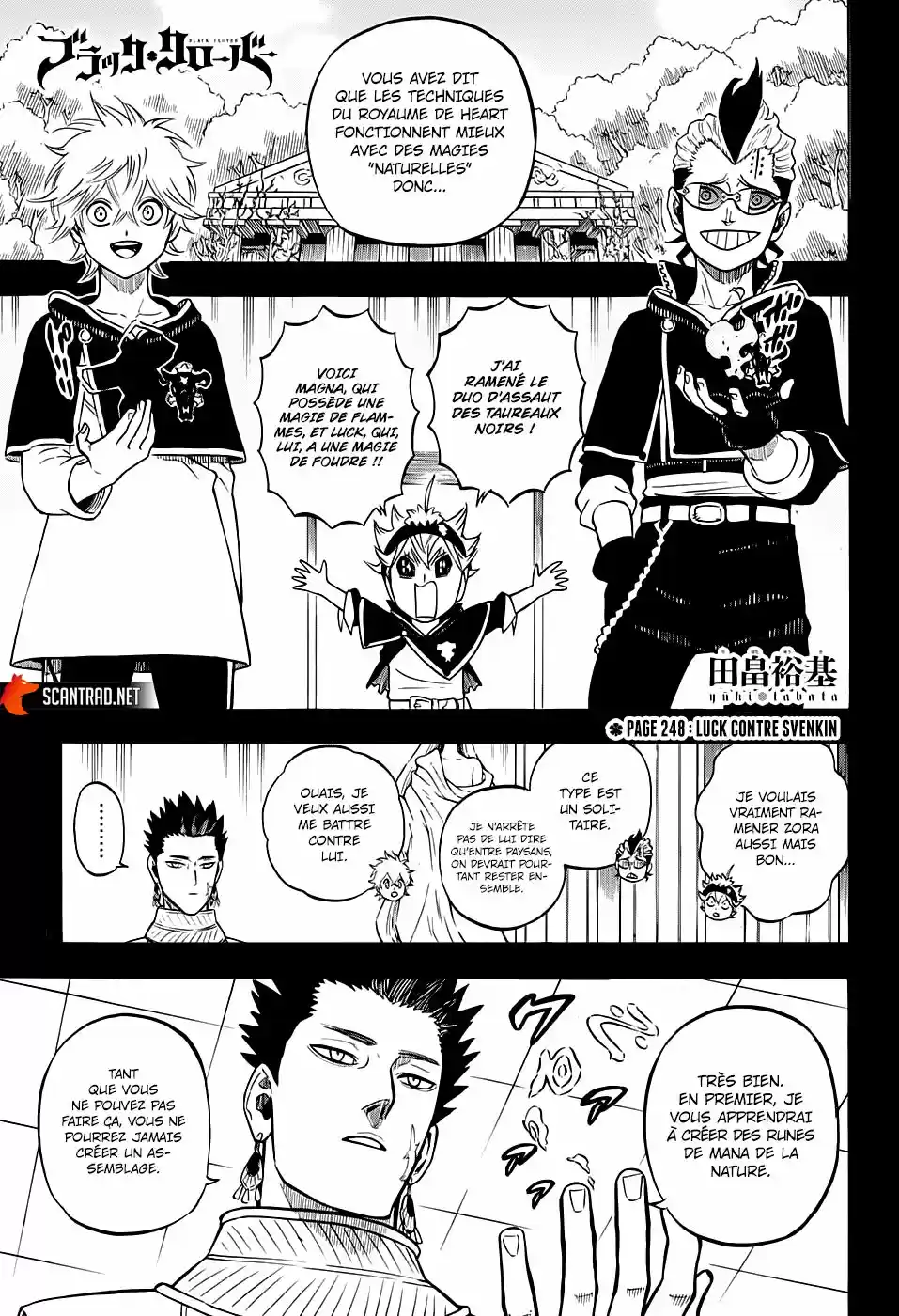 Read Black Clover FR Manga Online