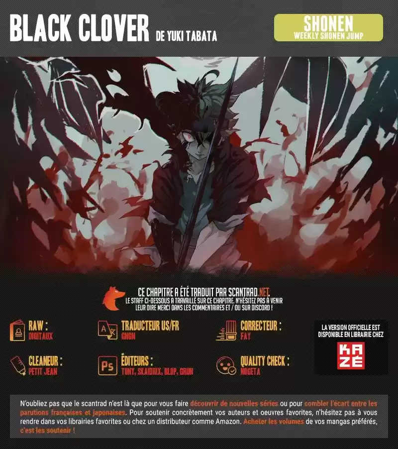Read Black Clover FR Manga Online