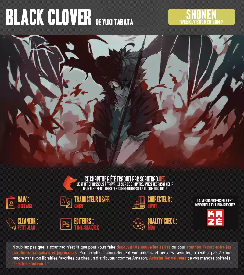 Read Black Clover FR Manga Online