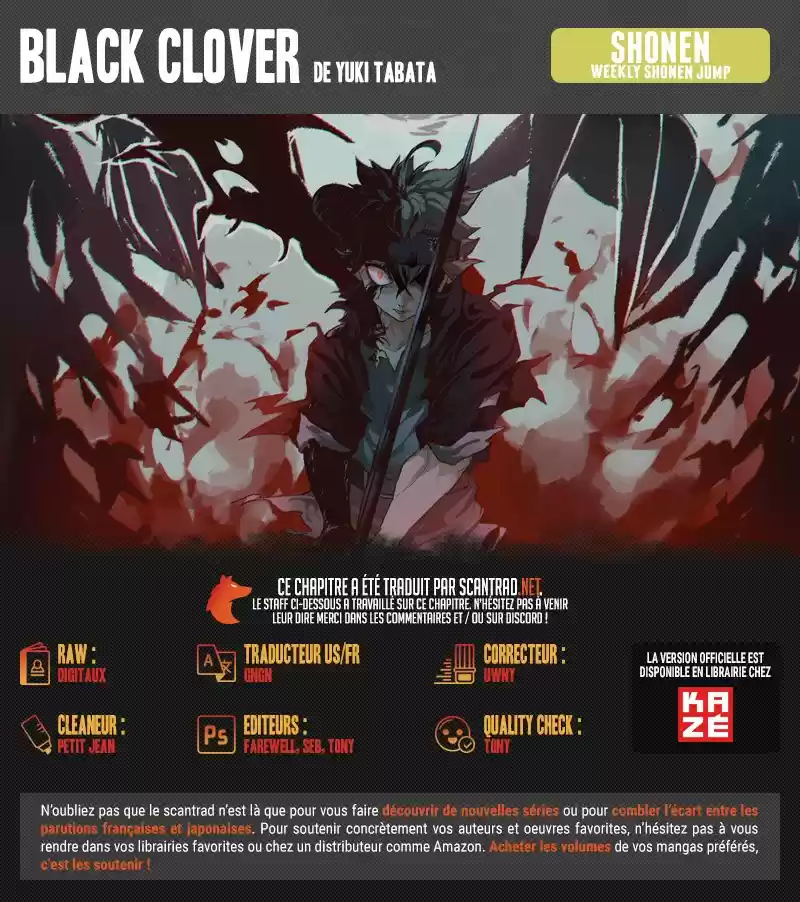 Read Black Clover FR Manga Online