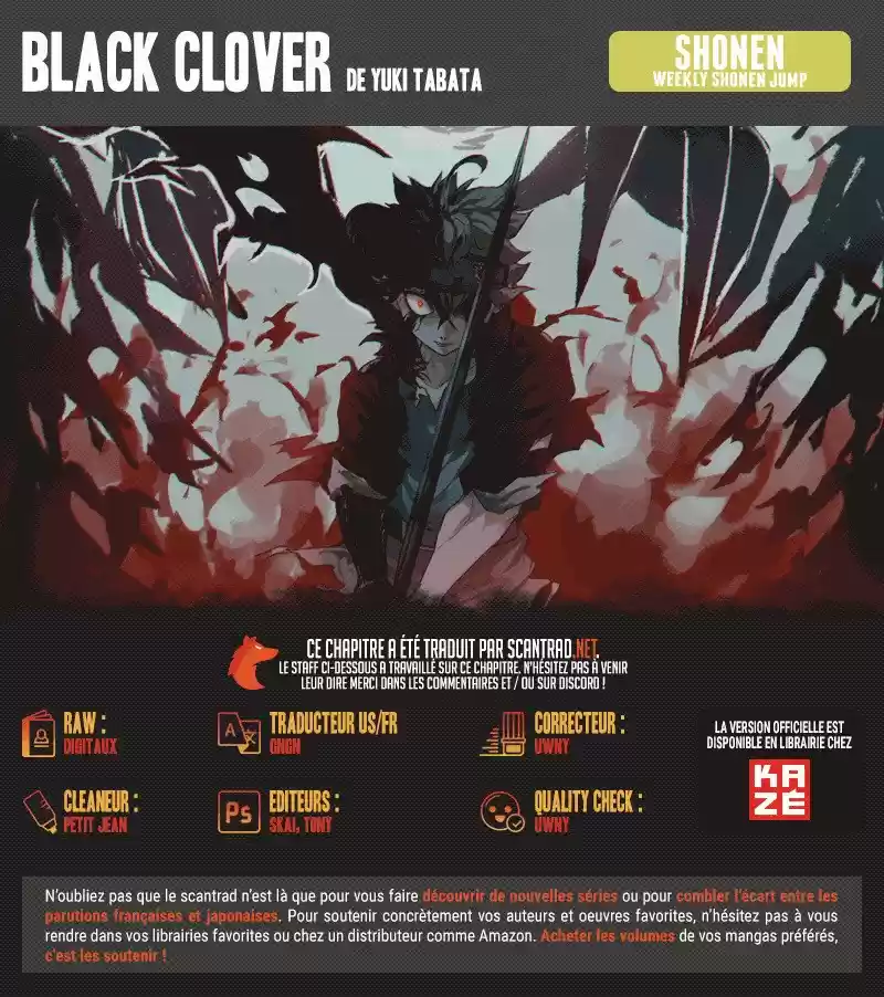 Read Black Clover FR Manga Online