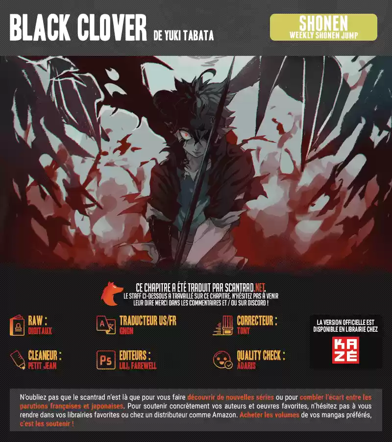 Read Black Clover FR Manga Online