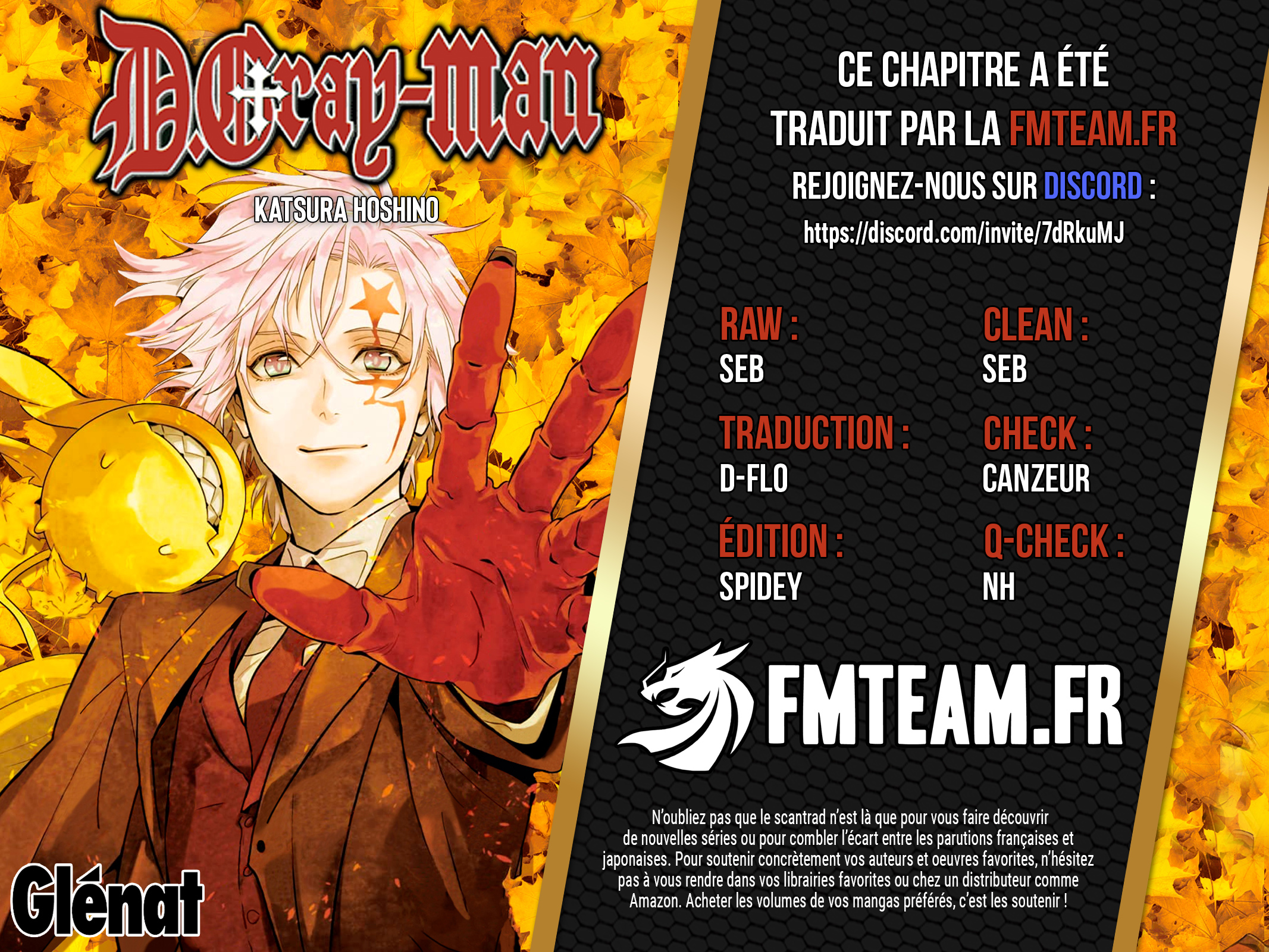 Read D Gray Man FR Manga Online