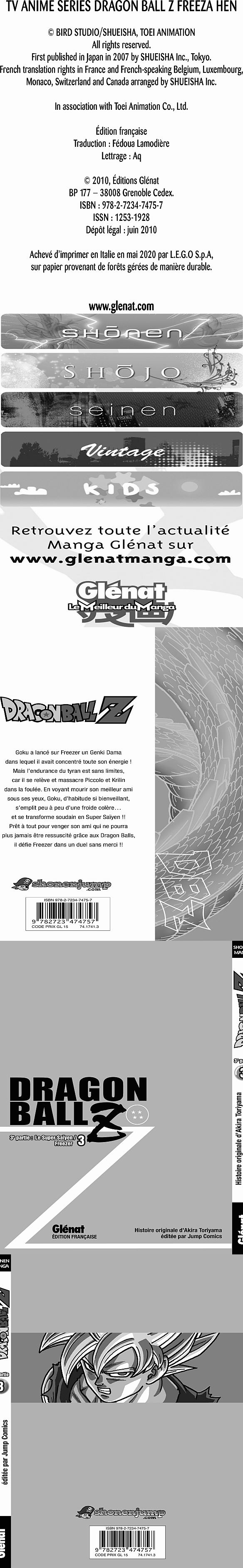 Read Dragon Ball Z FR Manga Online