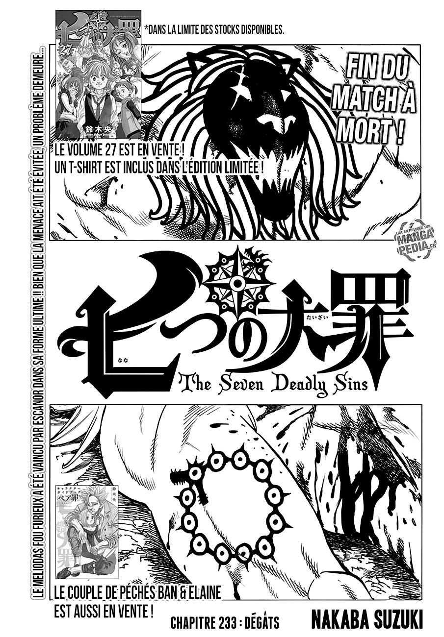Read Seven Deadly Sins FR Manga Online