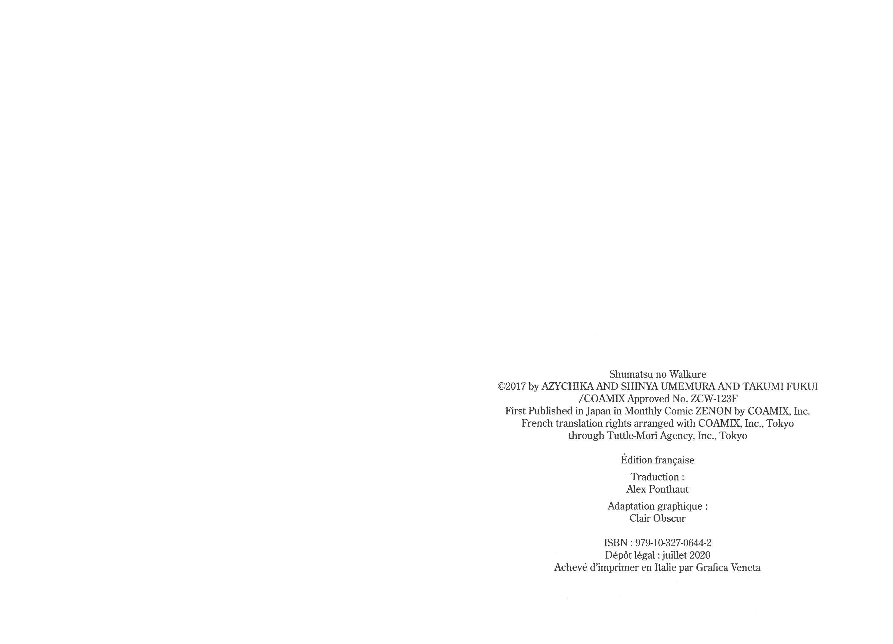 Read Shuumatsu No Valkyrie FR Manga Online