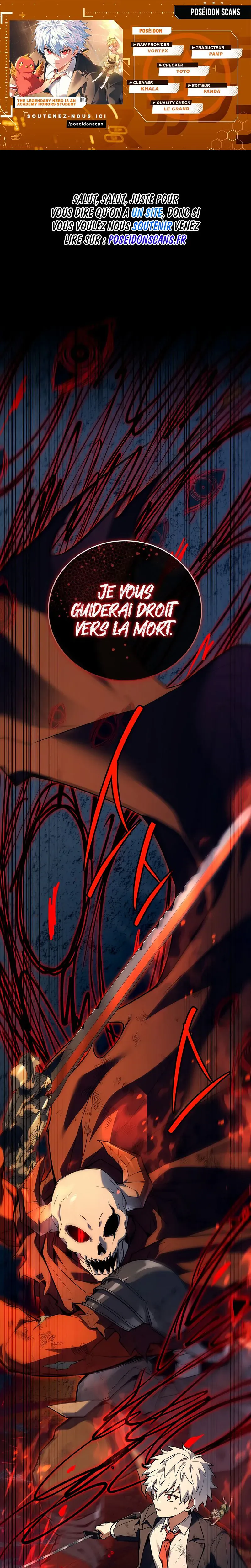 Read The Legendary Hero is an Academy Honors Student FR Manga Online