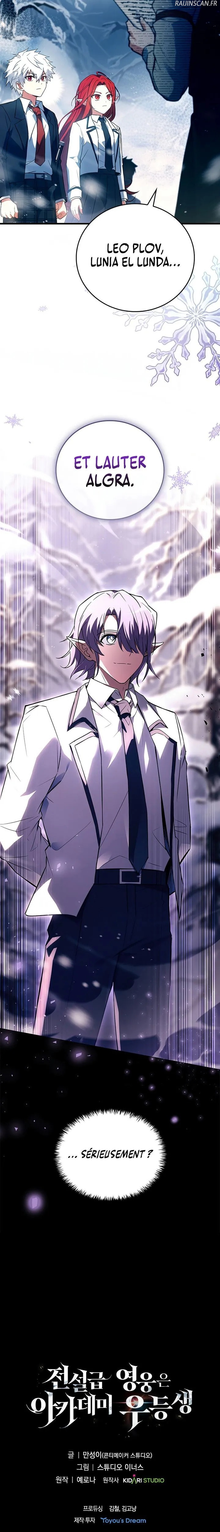 Read The Legendary Hero is an Academy Honors Student FR Manga Online