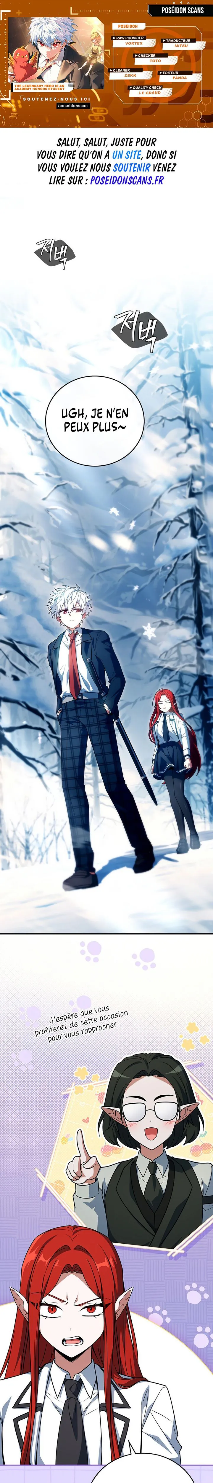 Read The Legendary Hero is an Academy Honors Student FR Manga Online