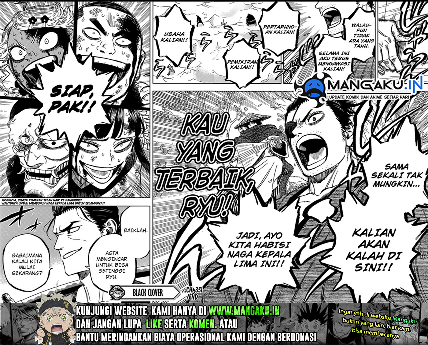 Read Black Clover Bahasa Indonesia (ID) Manga Online