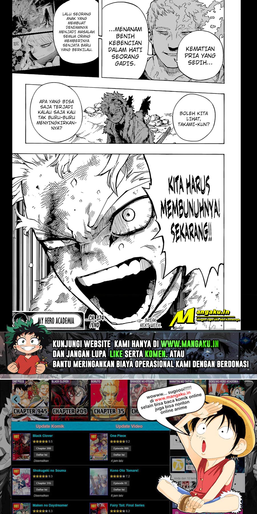 Read Boku no Hero Academia Bahasa Indonesia (ID) Manga Online