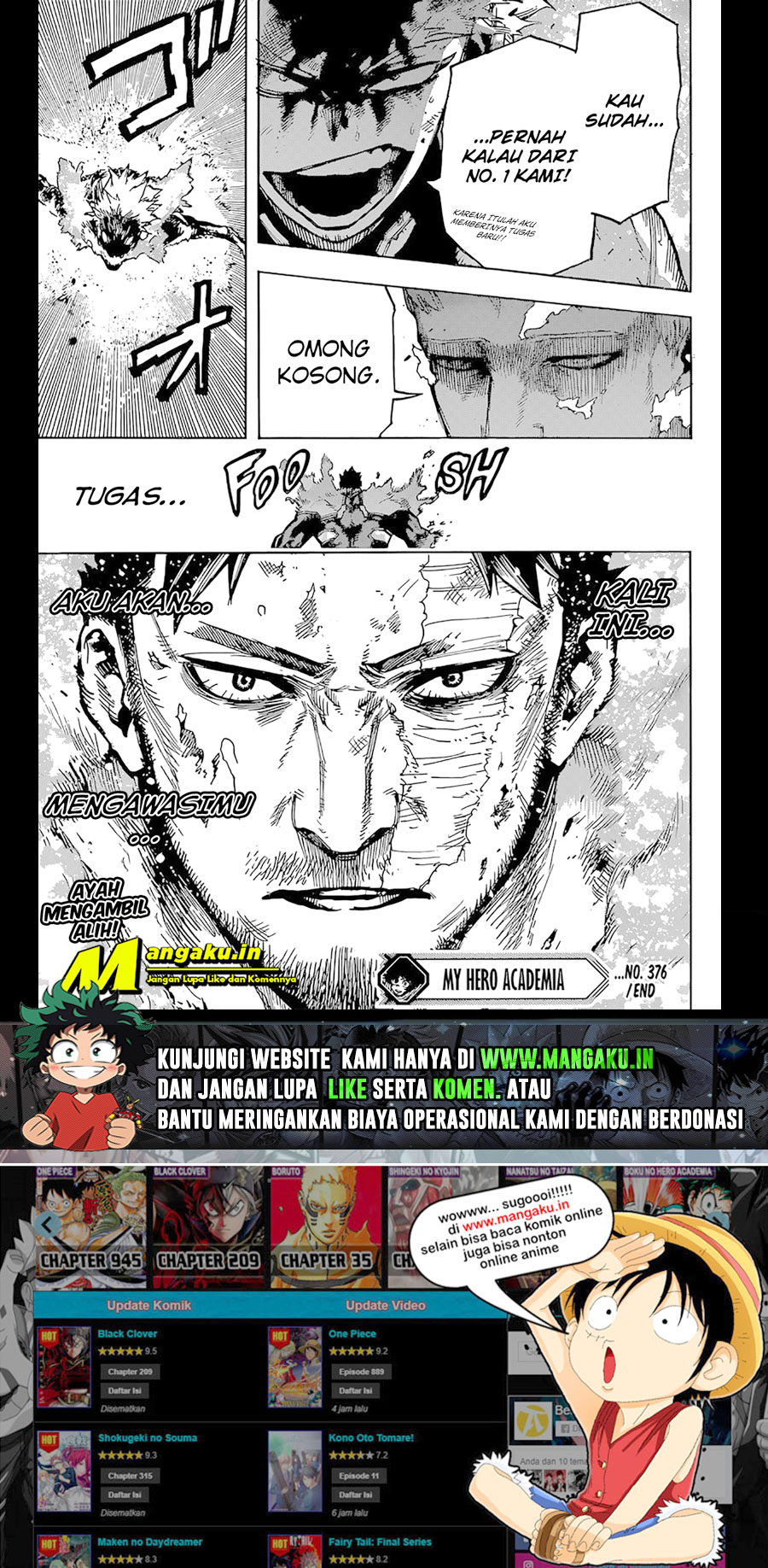 Read Boku no Hero Academia Bahasa Indonesia (ID) Manga Online