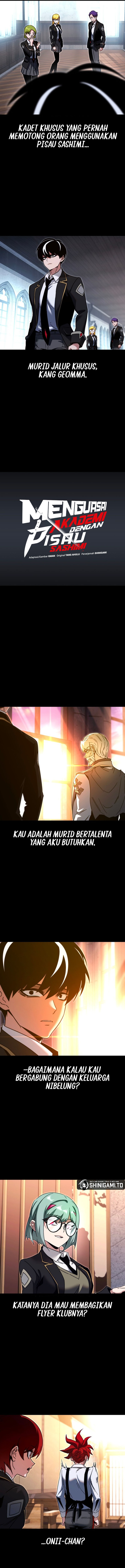 Read I Took over The Academy With a Single Sashimi Knife (ID) Manga Online