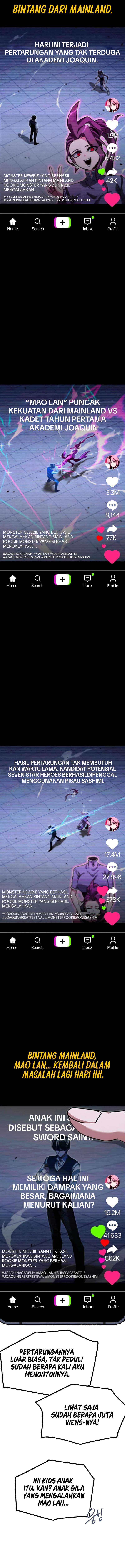 Read I Took over The Academy With a Single Sashimi Knife (ID) Manga Online