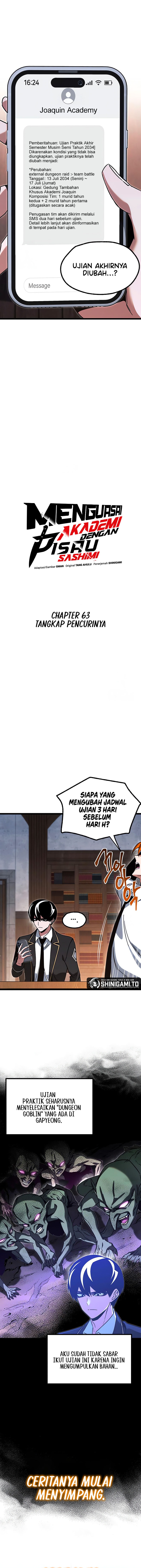 Read I Took over The Academy With a Single Sashimi Knife (ID) Manga Online