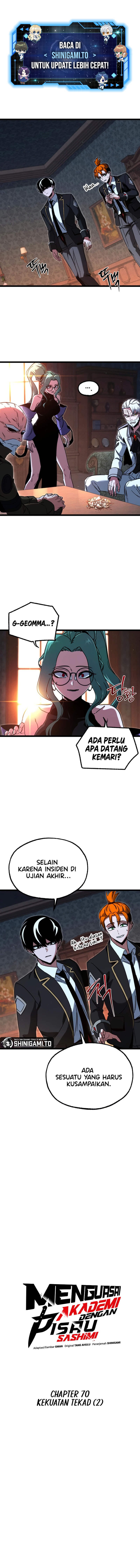 Read I Took over The Academy With a Single Sashimi Knife (ID) Manga Online