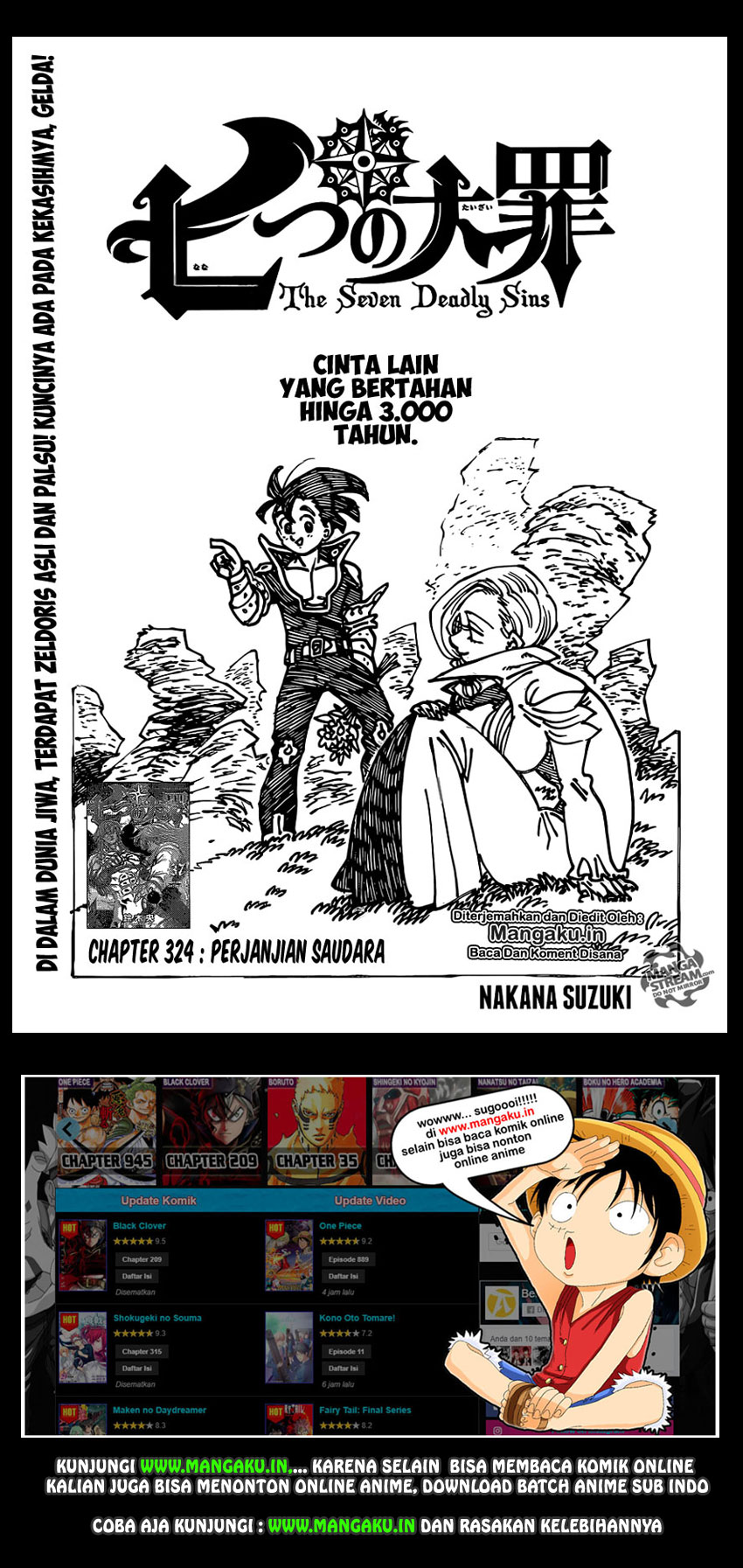 Read Nanatsu no Taizai Bahasa Indonesia (ID) Manga Online