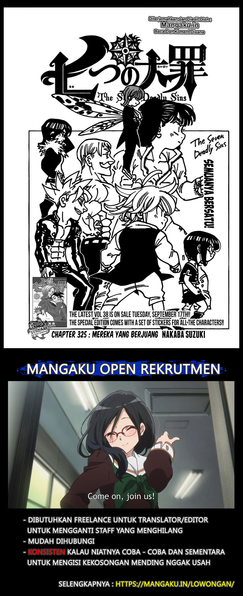 Read Nanatsu no Taizai Bahasa Indonesia (ID) Manga Online