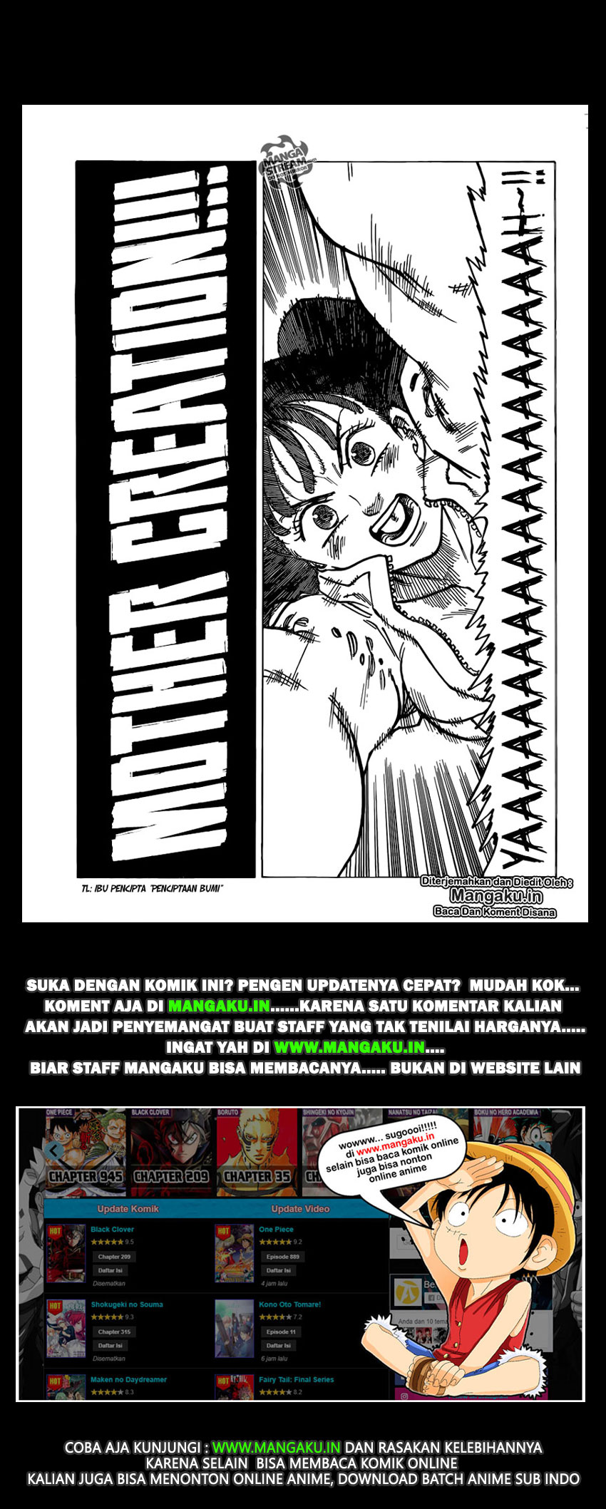 Read Nanatsu no Taizai Bahasa Indonesia (ID) Manga Online