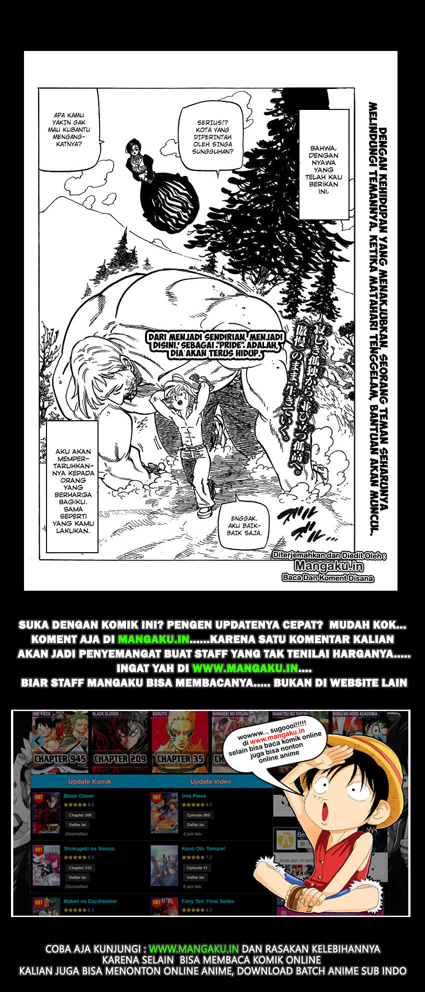 Read Nanatsu no Taizai Bahasa Indonesia (ID) Manga Online