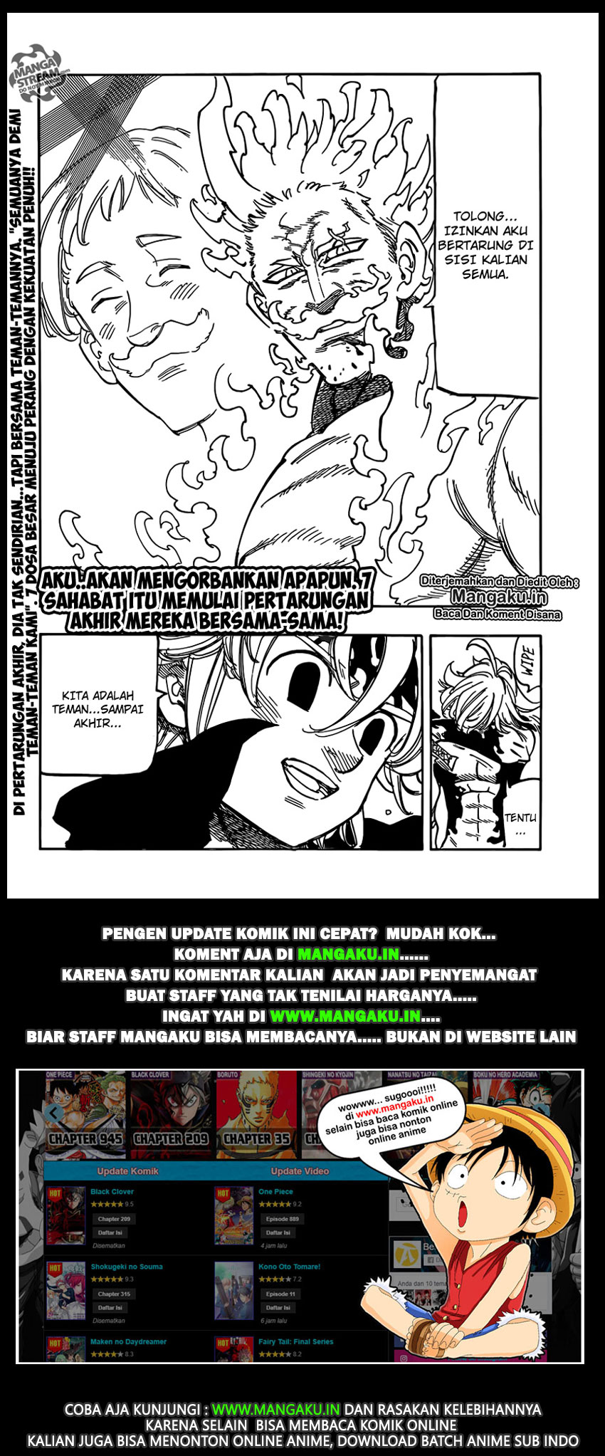 Read Nanatsu no Taizai Bahasa Indonesia (ID) Manga Online