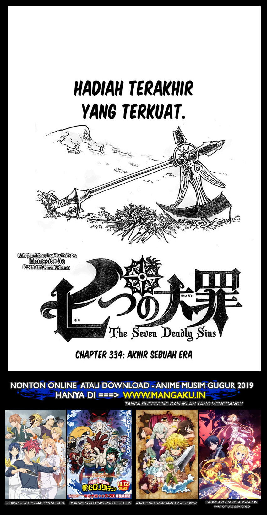 Read Nanatsu no Taizai Bahasa Indonesia (ID) Manga Online