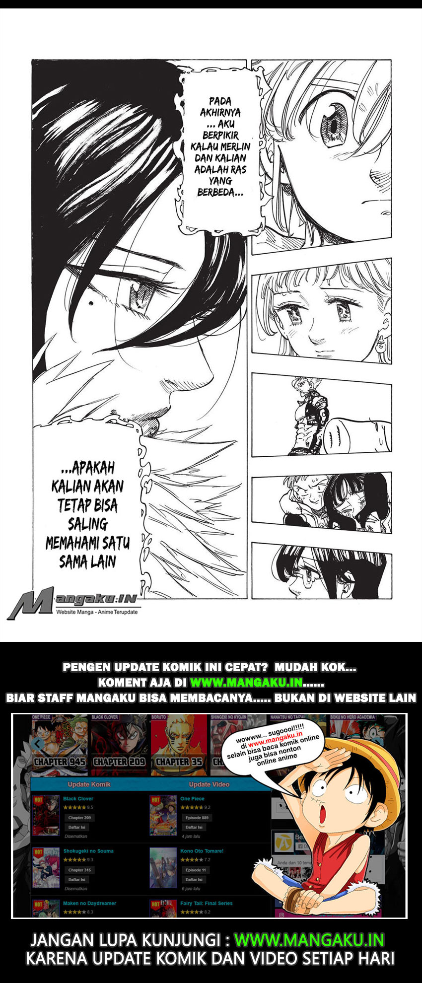 Read Nanatsu no Taizai Bahasa Indonesia (ID) Manga Online