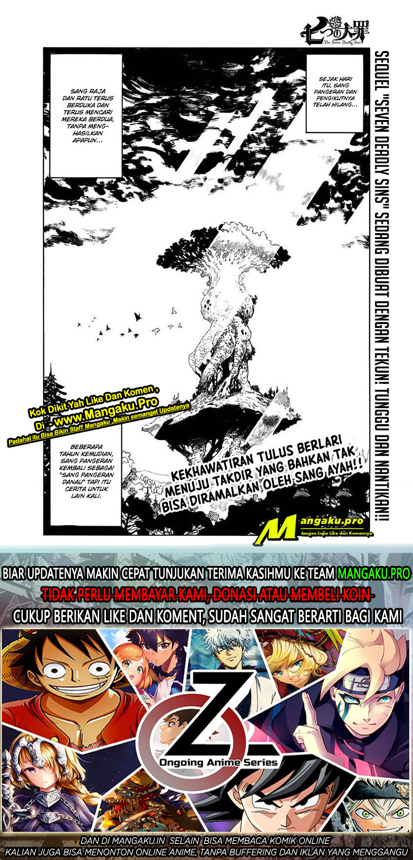 Read Nanatsu no Taizai Bahasa Indonesia (ID) Manga Online