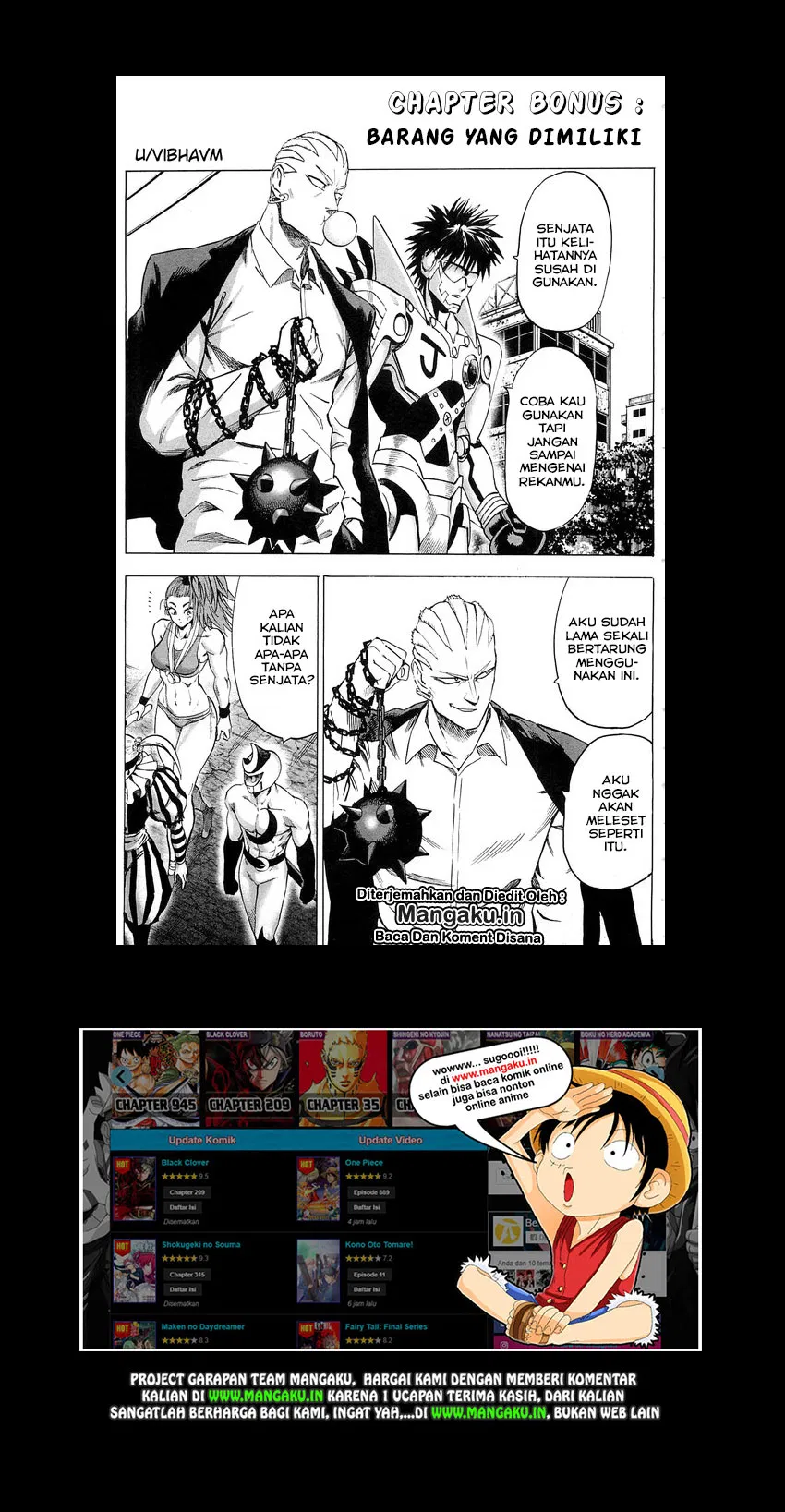 Read One Punch-Man Bahasa Indonesia (ID) Manga Online