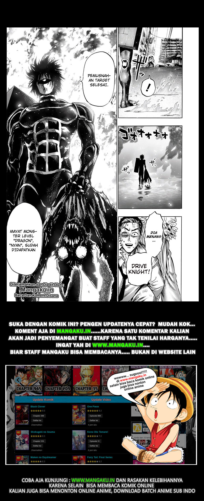 Read One Punch-Man Bahasa Indonesia (ID) Manga Online