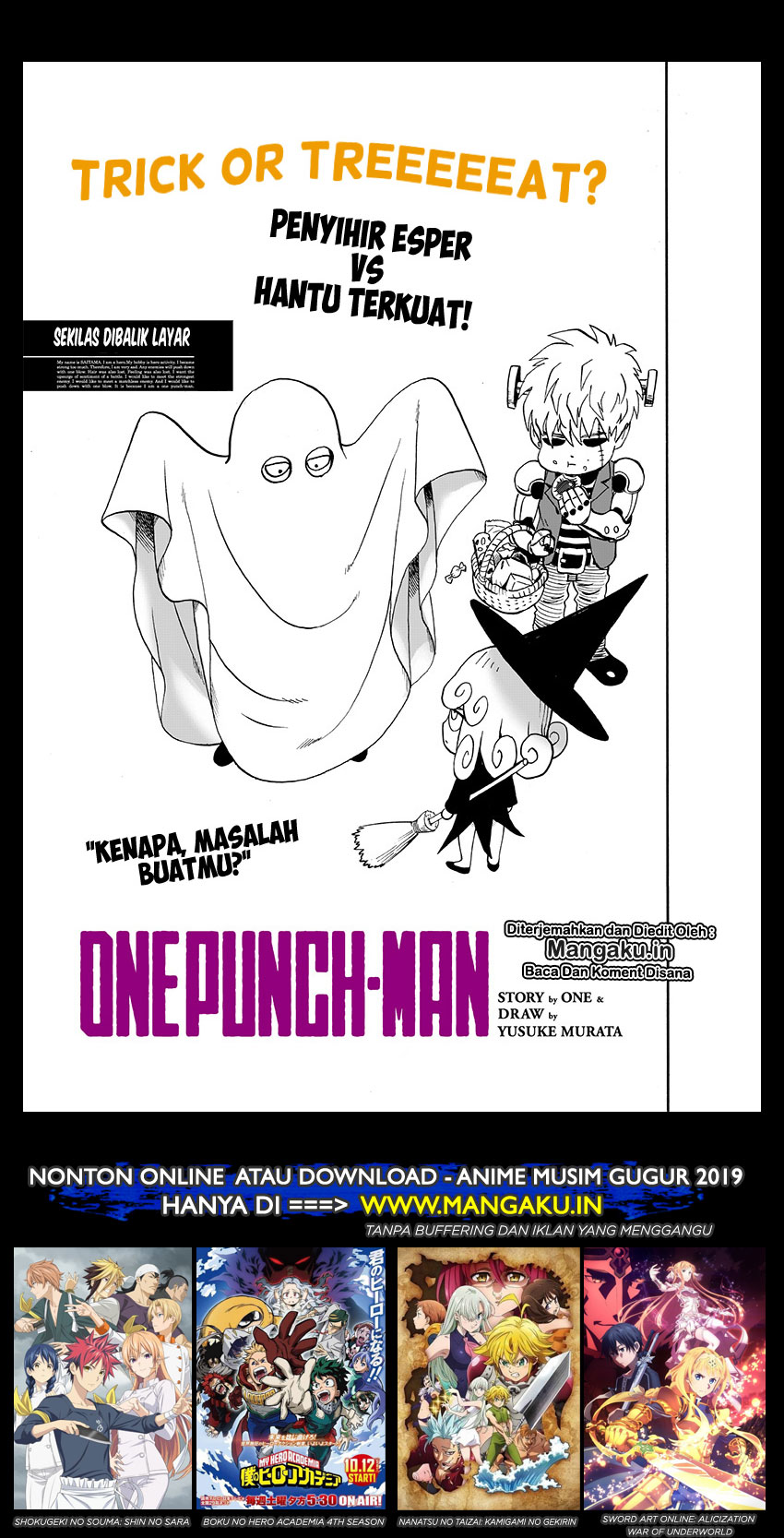 Read One Punch-Man Bahasa Indonesia (ID) Manga Online
