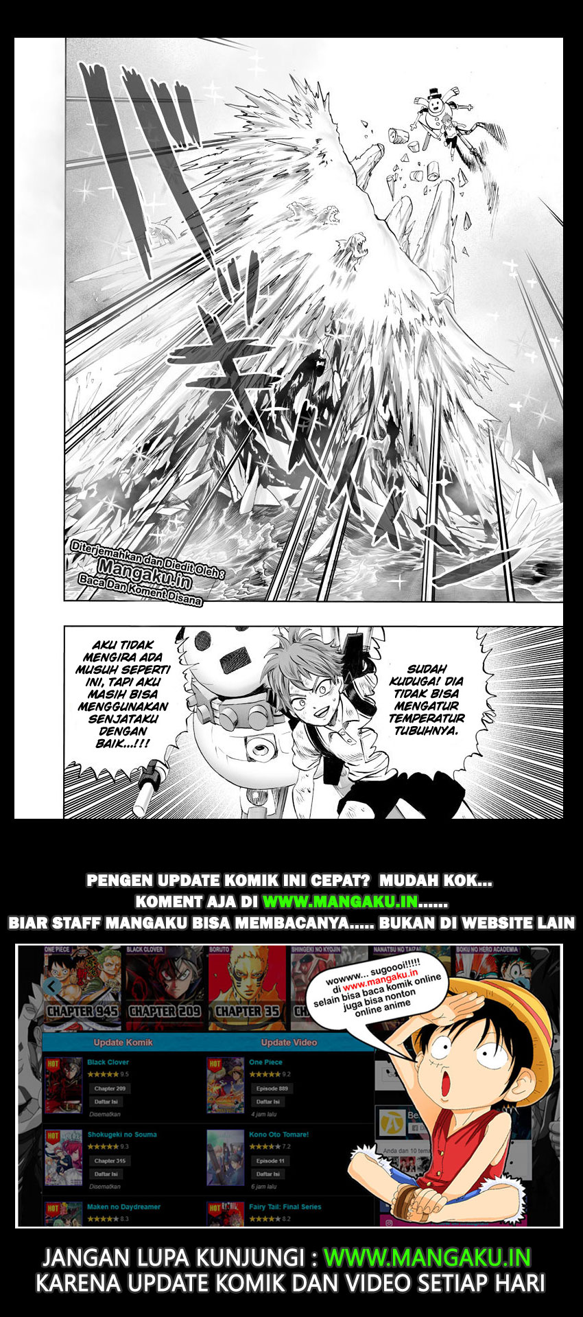 Read One Punch-Man Bahasa Indonesia (ID) Manga Online