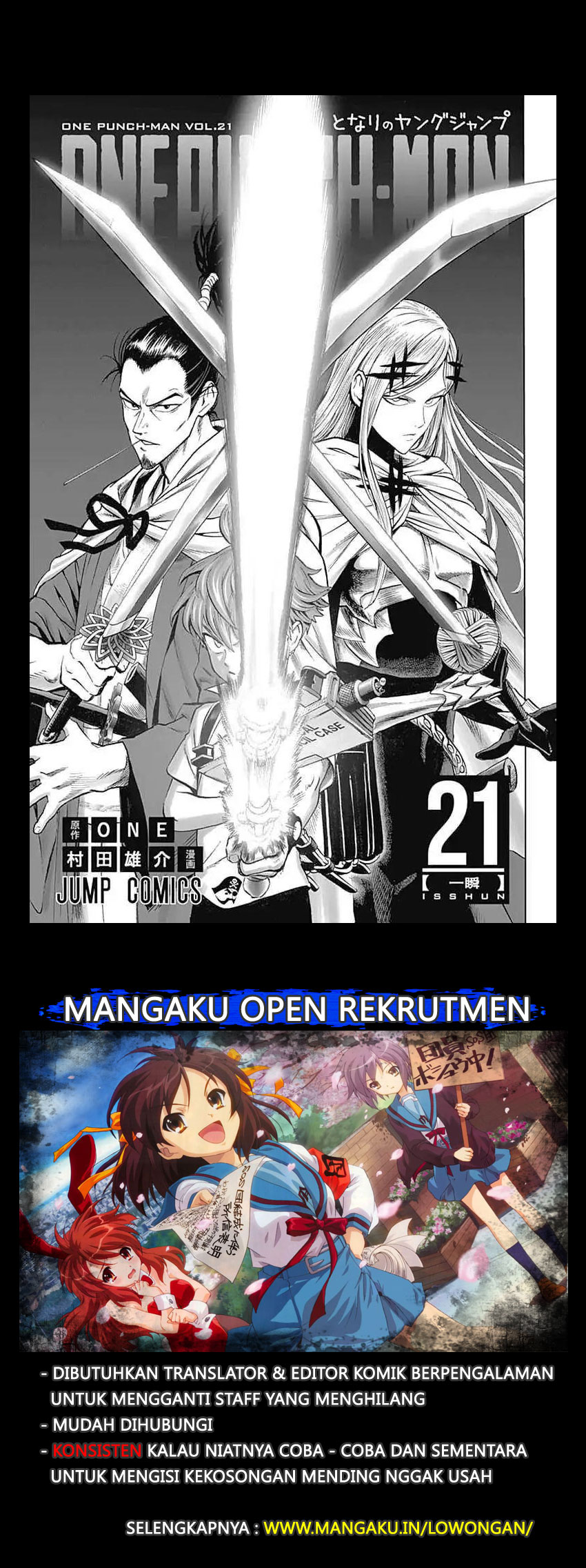 Read One Punch-Man Bahasa Indonesia (ID) Manga Online