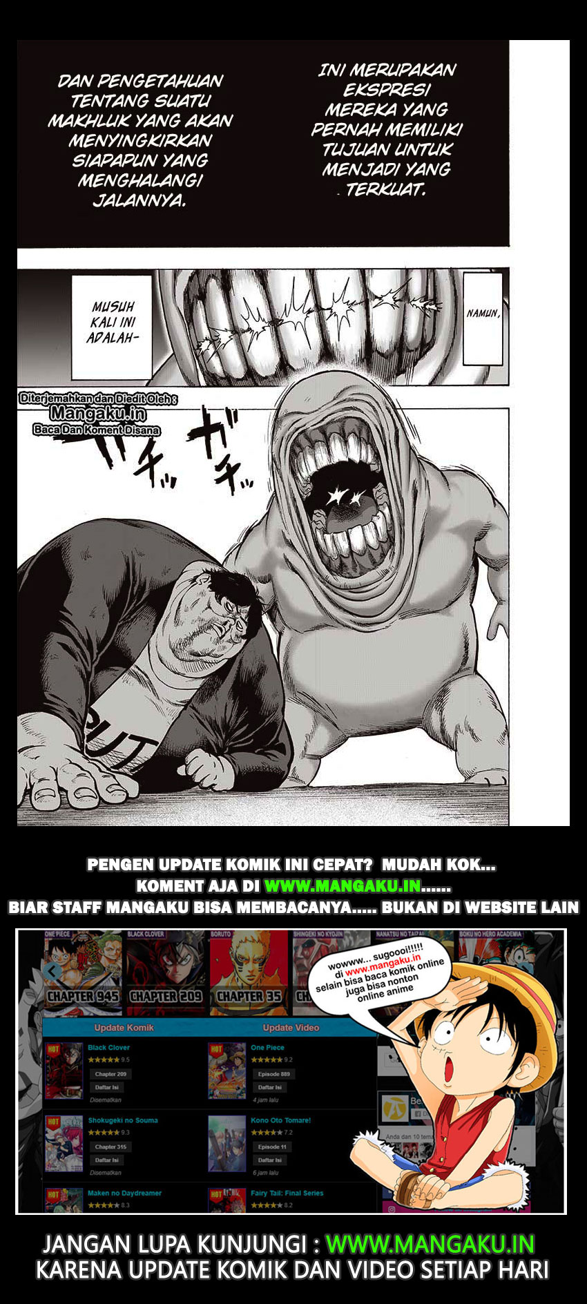 Read One Punch-Man Bahasa Indonesia (ID) Manga Online