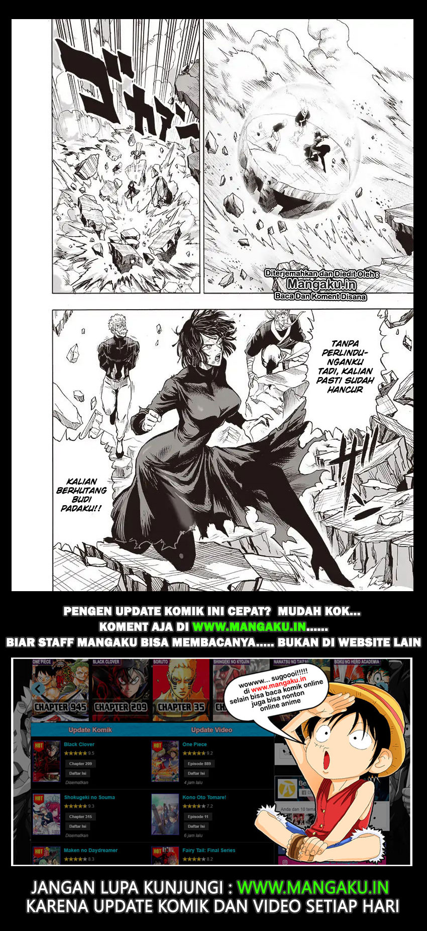 Read One Punch-Man Bahasa Indonesia (ID) Manga Online