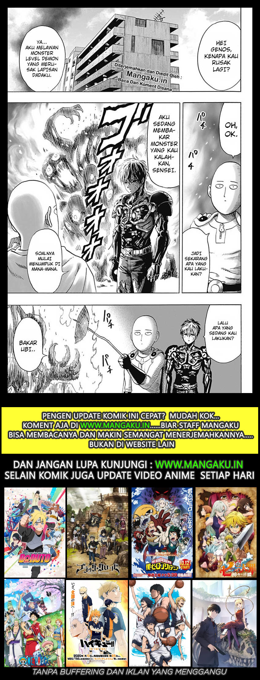 Read One Punch-Man Bahasa Indonesia (ID) Manga Online