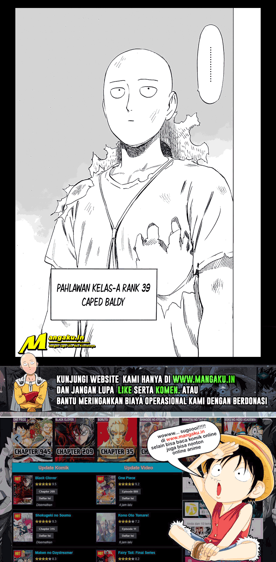 Read One Punch-Man Bahasa Indonesia (ID) Manga Online