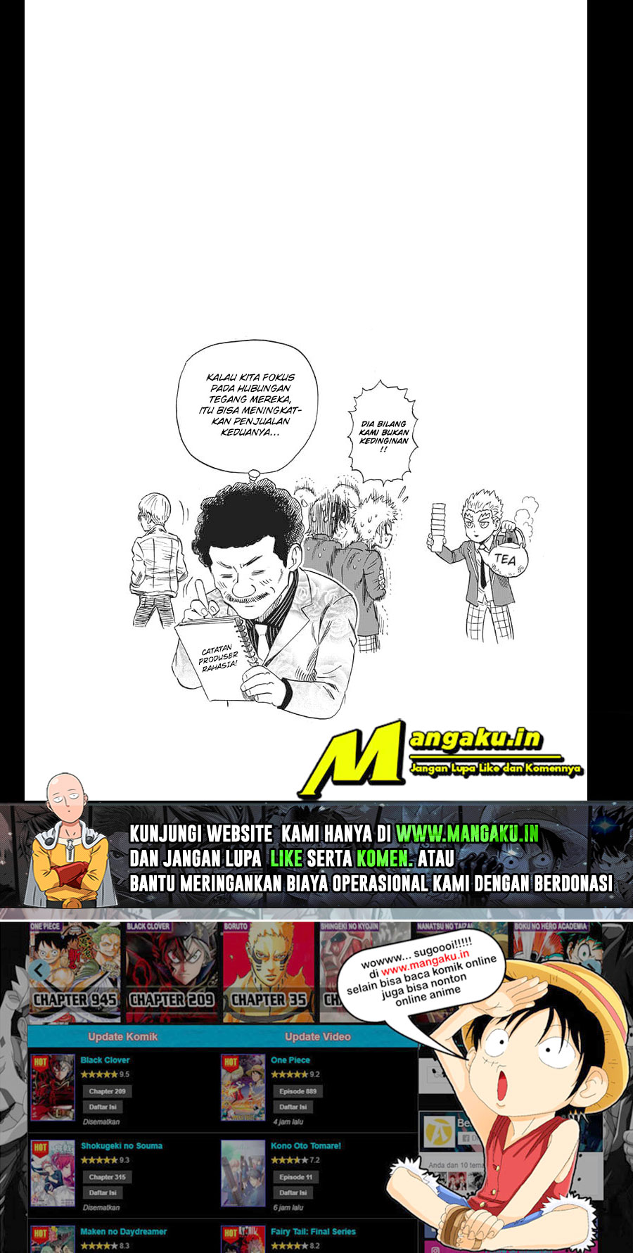 Read One Punch-Man Bahasa Indonesia (ID) Manga Online