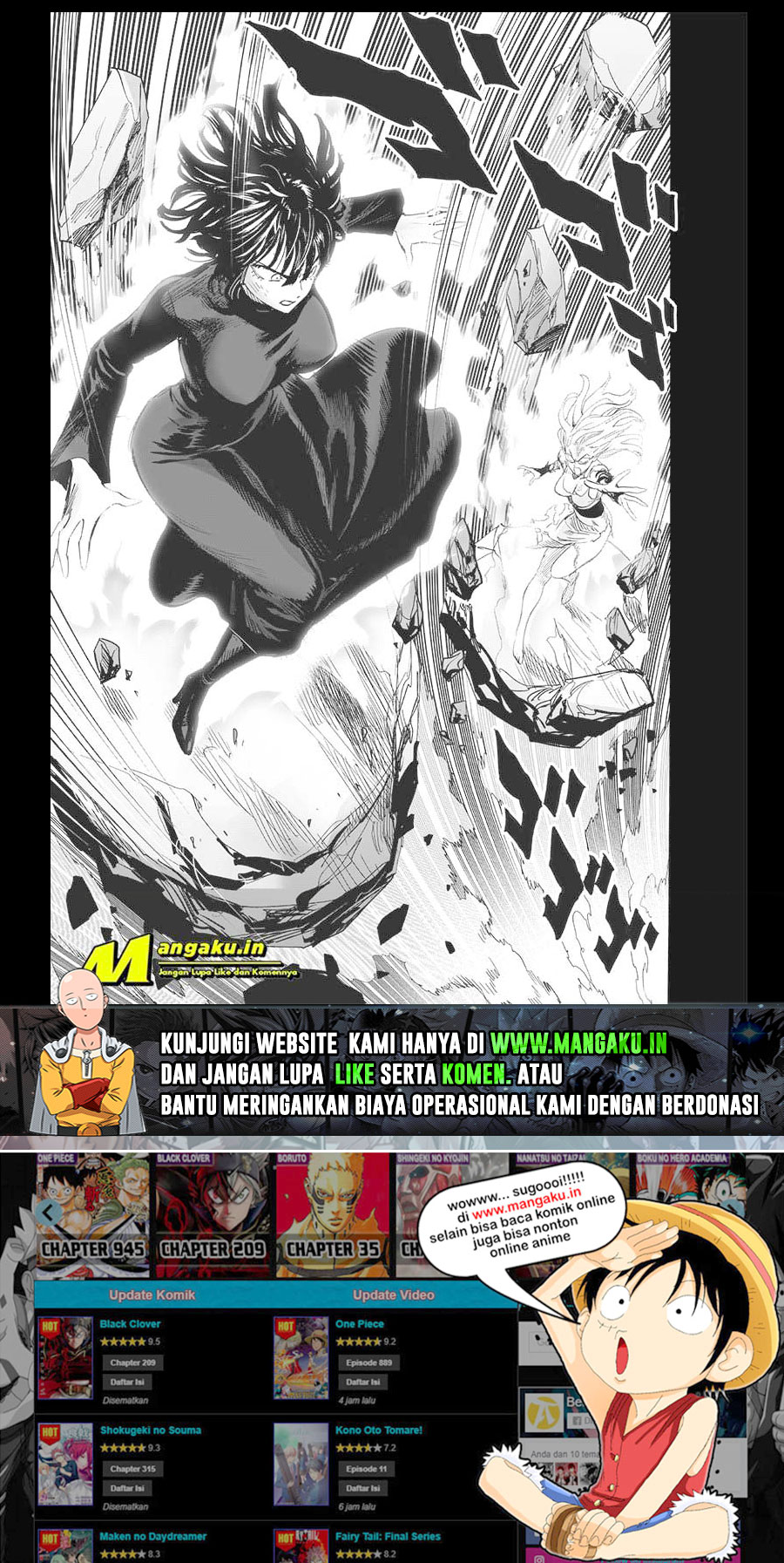 Read One Punch-Man Bahasa Indonesia (ID) Manga Online