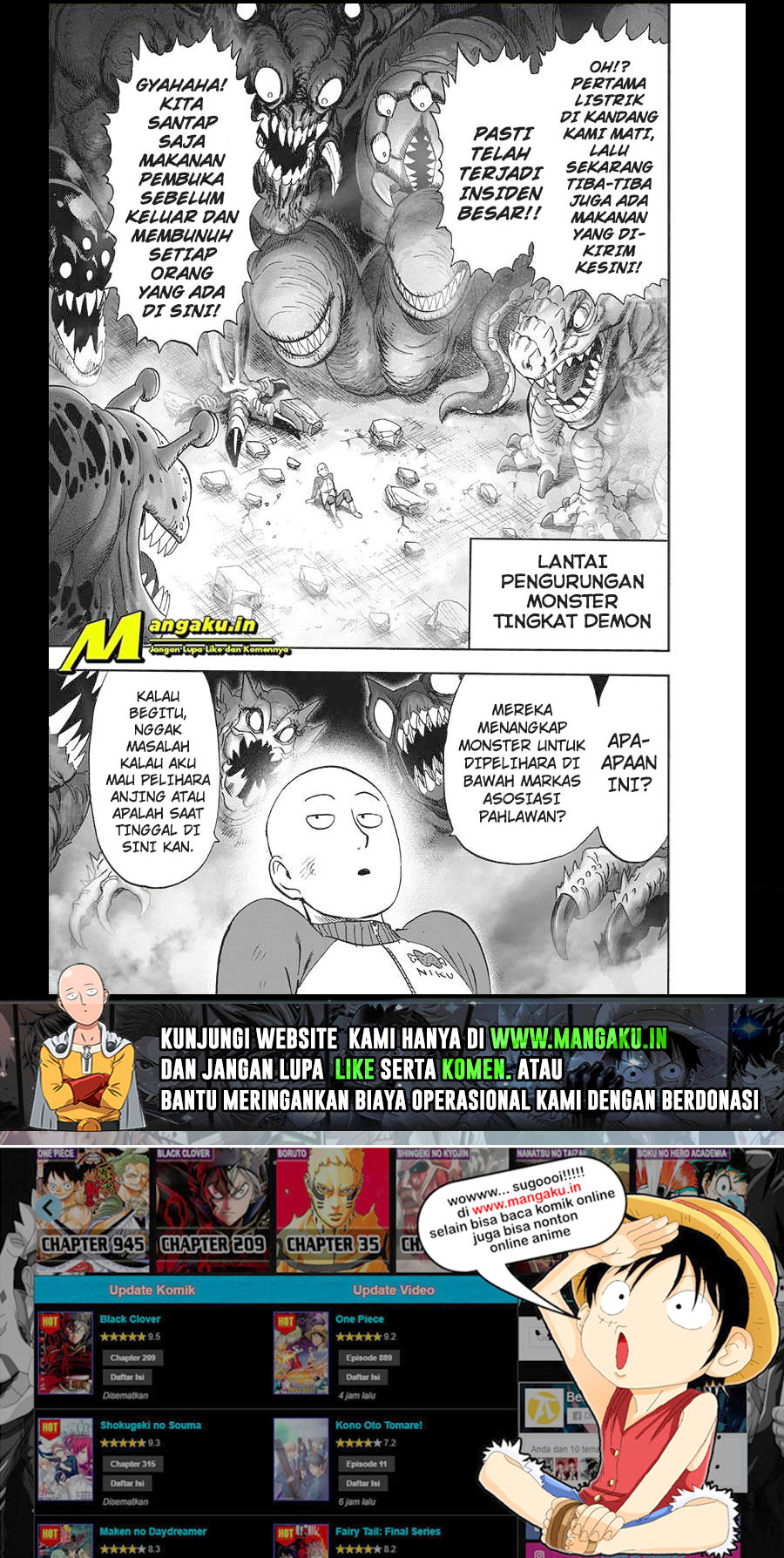 Read One Punch-Man Bahasa Indonesia (ID) Manga Online