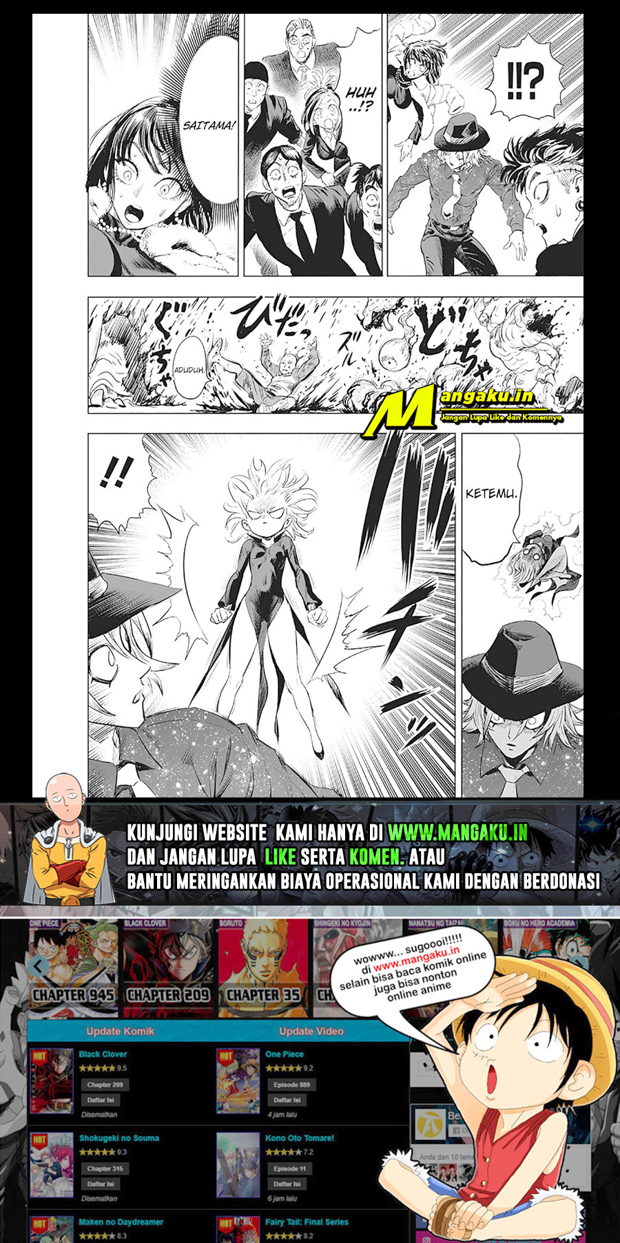 Read One Punch-Man Bahasa Indonesia (ID) Manga Online