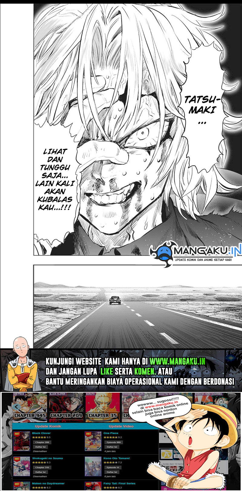 Read One Punch-Man Bahasa Indonesia (ID) Manga Online