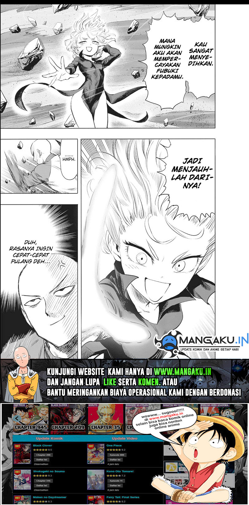 Read One Punch-Man Bahasa Indonesia (ID) Manga Online